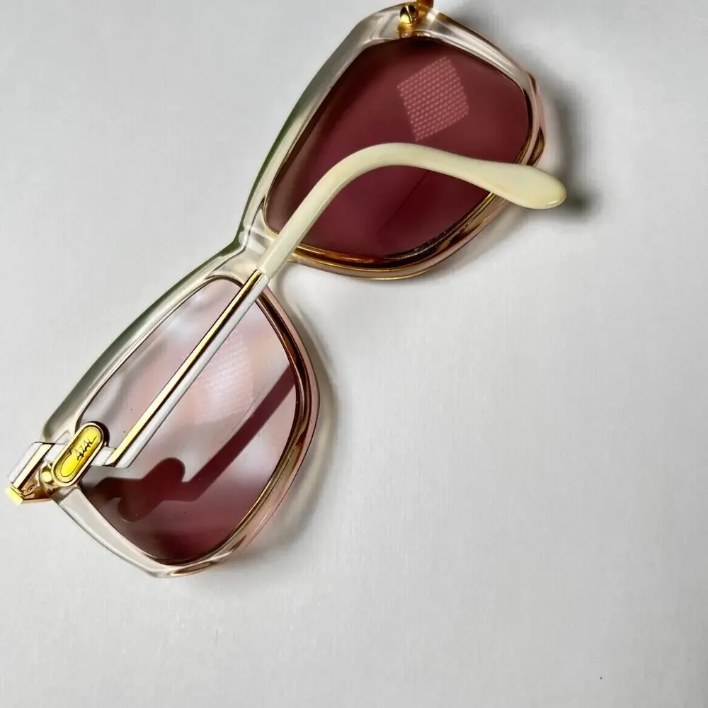 CAZAL Mod 181 col 24? vintage eyeglasses sunglasses green/gold/white ONLY FRAME